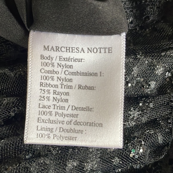 Marchesa Notte Flutter Sleeve Cocktail Dress size 4 - Picture 11 of 15